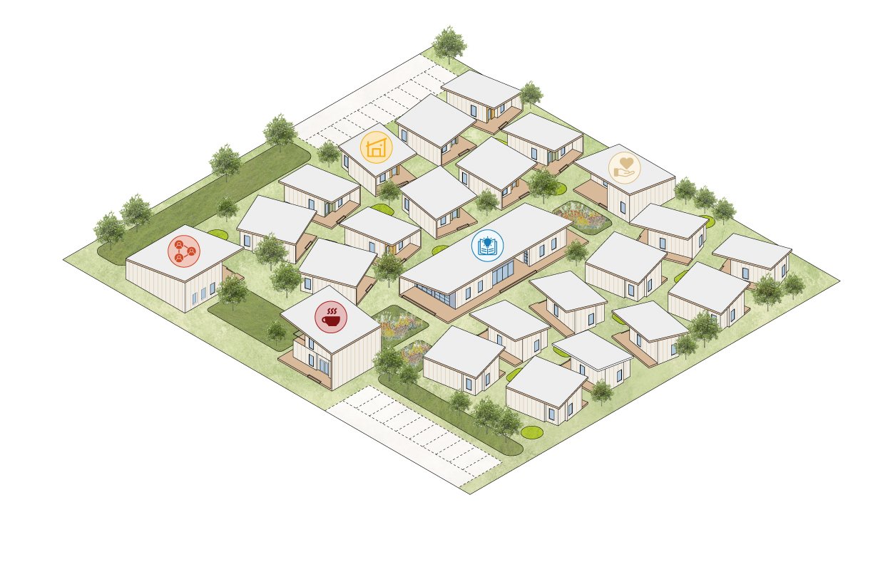 Full campus rendering